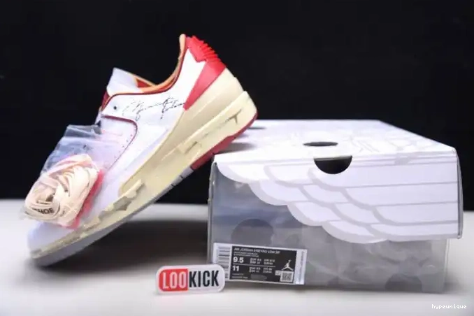 HYPE Off-White Jordan 2 Red SP Low White Retro DJ4375-106 0526